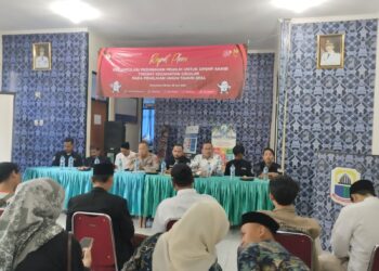 PPK Cikulur Gelar Rapat Pleno Rekapitulasi Perubahan Pemilih Untuk DPSHP Akhir Tingkat Kecamatan Pada Pemilu Tahun 2024.