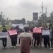 Gabungan Organisasi Mahasiswa di Pandeglang Lakun Aksi Solidaritas Kawal Sidang Pembacaan Putusan Kasus Revenge Porn