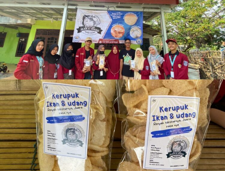 Dorong Inovasi UMKM Desa Tanara, KKM 32 Uniba Bantu Kreasikan Kemasan Produk