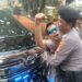 Tidak Digubris ! Kendaraan Iringan Bupati Pandeglang Dihadang Masa Aksi Unras