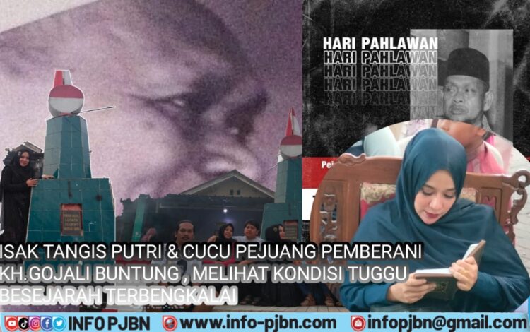 Keluarga Alm Gojali Buntung Serahkan Perawatan Tugu Pasukan Sancang Lodaya ke Bacagub Banten Ratu Ageng Rekawati
