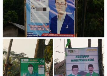Bacaleg Sudah Pasang Nomer Urut dan Simbol Paku di Alat Peraga, Aktivis : Sudah Waktunya Kah ?