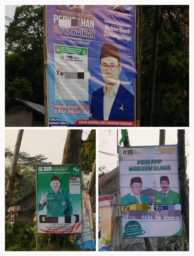 Bacaleg Sudah Pasang Nomer Urut dan Simbol Paku di Alat Peraga, Aktivis : Sudah Waktunya Kah ?