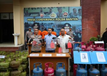 1.208 Tabung LPG, Berhasil Diamankan Ditreskrimsus Polda Banten