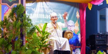 Warga Graha Asri Pandeglang Peringati Maulid Nabi Muhamad SAW 1445 H