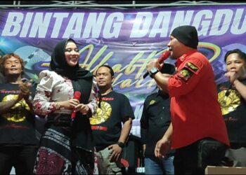 Bacagub Banten 2024 Hj. Ratu Ageng Rekawati Hadiri Puncak Acara Bintang Dangdut Alkabtar Fair 2023