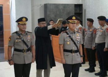 Kapolda Banten Pimpin Serah Terima Jabatan Dirpamobvit Polda Banten