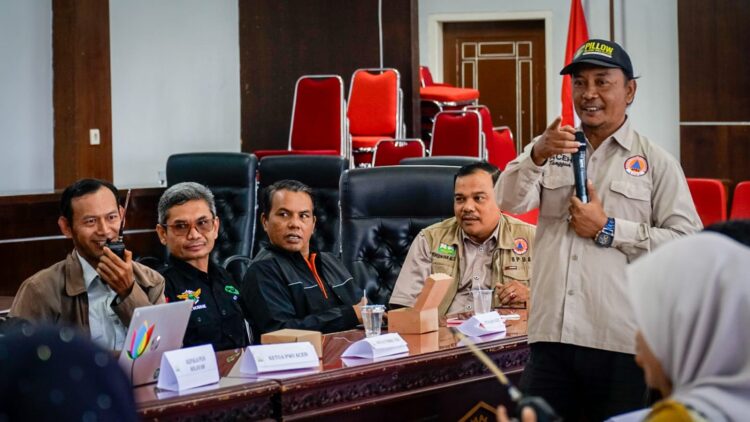 5.000 Warga Terdampak Banjir di Simulasikan pada Table Top Simulation Renkon AMPLS Aceh