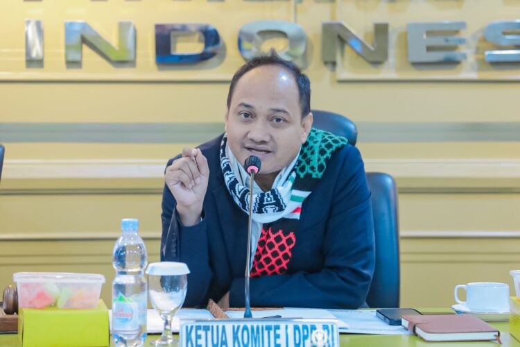 H. Fachrul Razi, MIP Ketua Komite I DPD RI Pimpin Kaukus DPD RI untuk Kemerdekaan Palestina