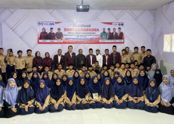 Dalam Rangka HKN Ke 59, PPNI Bireuen Gelar Sosialisasi Narkoba Bagi Pelajar