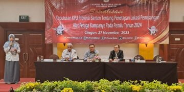 KPU Provinsi Banten Sosialisasikan Mekanisme Kampanye Pemilu 2024