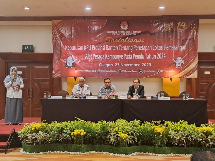 KPU Provinsi Banten Sosialisasikan Mekanisme Kampanye Pemilu 2024