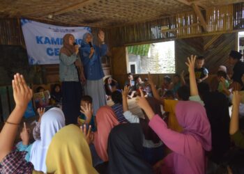 Lintas Komunitas Literasi di Serang Gelar Kampung Ceria