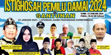 Istighosah Pemilu Damai 2024 dan Santunan di Juang Pagenggang
