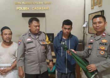 Bhabinkamtibmas Polres Pandeglang Berhasil Cegah dan Amankan Pelaku Perang Sarung