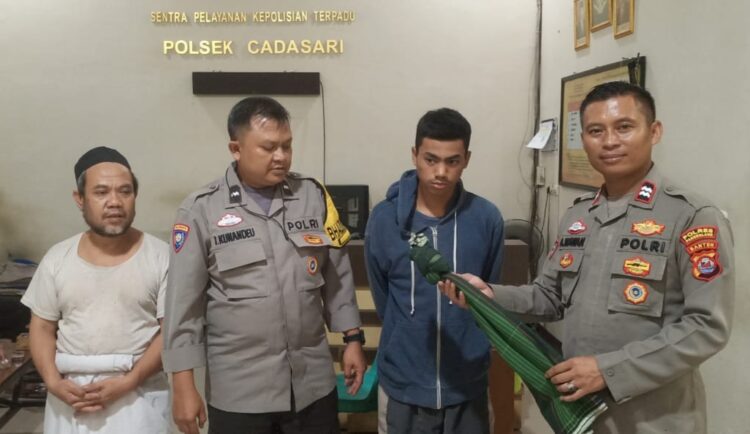 Bhabinkamtibmas Polres Pandeglang Berhasil Cegah dan Amankan Pelaku Perang Sarung