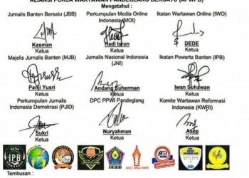 APWPB Kepung DPUPR Banten Soal Proyek Tanjakan Bangangah