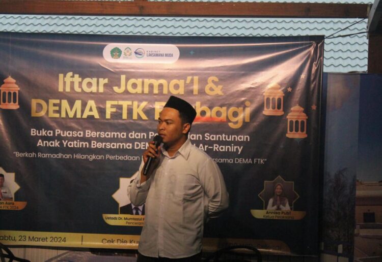 Dema Ftk Tarbiyah Uin Ar-Raniry Gelar Iftar Jama’i Dan Berbagi Keberkahan Kepada Anak Yatim