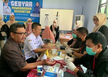 Menyambut HUT ke-150 Kabupaten Pandeglang, Dinas Kesehatan Gelar Gebyar Pemeriksaan Kesehatan