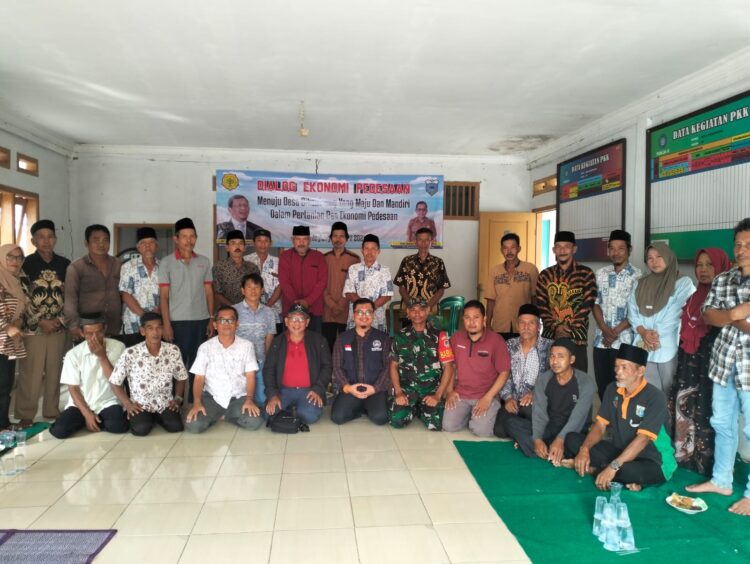 Pemdes Cikentrung Gelar Dialog Ekonomi Pedesaan Bareng Mantan Menteri Pertanian