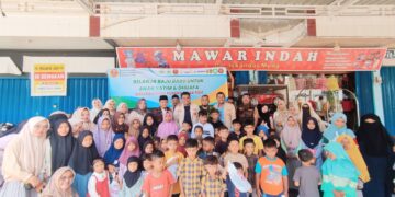 Pemuda Muhammadiyah Pidie Bagi Kebahagiaan Bersama Anak Yatim dan Dhuafa