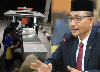 Haji Uma Sewa Ambulan Antar Jenazah Warga Suruwey Aceh Tamiang yang Meningal di Hari Raya Idul Fitri