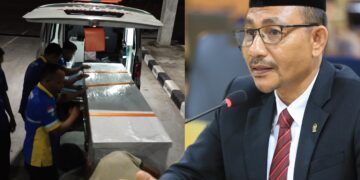 Haji Uma Sewa Ambulan Antar Jenazah Warga Suruwey Aceh Tamiang yang Meningal di Hari Raya Idul Fitri