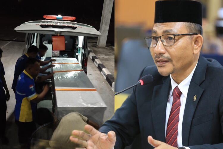 Haji Uma Sewa Ambulan Antar Jenazah Warga Suruwey Aceh Tamiang yang Meningal di Hari Raya Idul Fitri