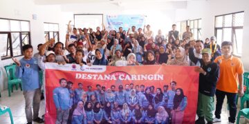Peringati HKBN 2024, Desa Caringin Gelar Simulasi Evakuasi Bencana Gempa dan Tsunami