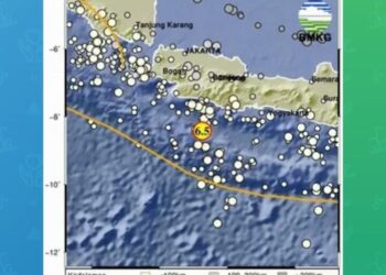 Gempa Magnitudo 6,5 Guncang Kabupaten Garut
