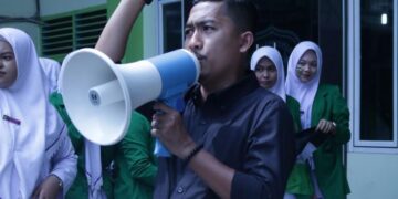 Gelar Aksi Bela Palestina, Stikes Muhammadiyah Lhokseumawe Dukung Kemerdekaan Palestina