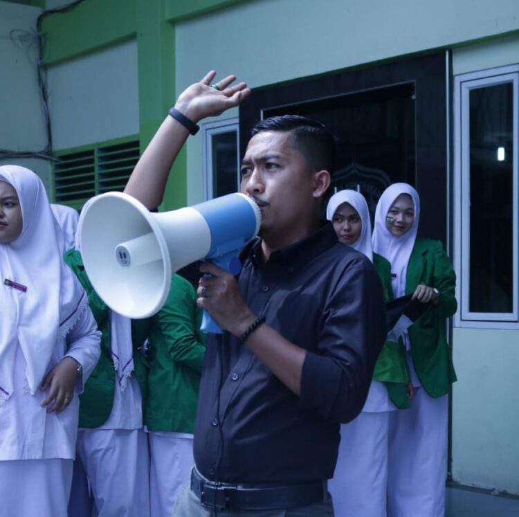 Gelar Aksi Bela Palestina, Stikes Muhammadiyah Lhokseumawe Dukung Kemerdekaan Palestina