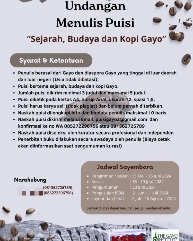 Komunitas TGI dan KSBB Galang Penerbitan Buku Antologi Menulis Tentang Gayo