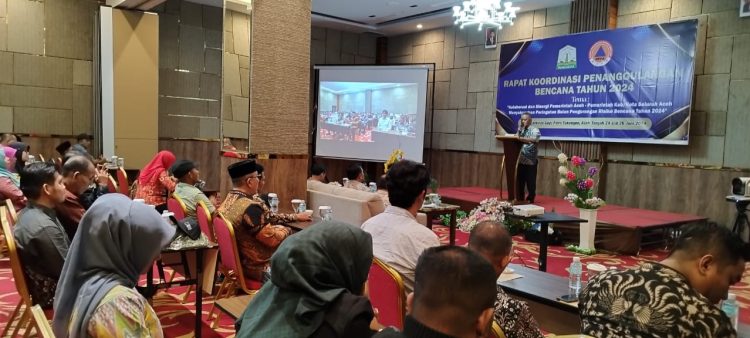 BPBA Gelar Rapat Koordinasi Penanggulangan Bencana Tahun 2024