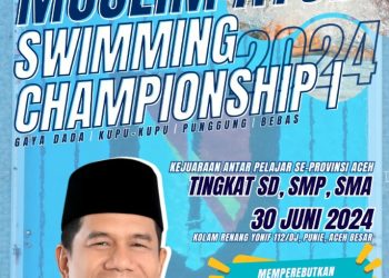 Besok di Gelar “Muslim Ayub Swimming Championship 1”