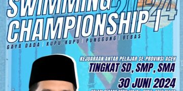 Besok di Gelar “Muslim Ayub Swimming Championship 1”