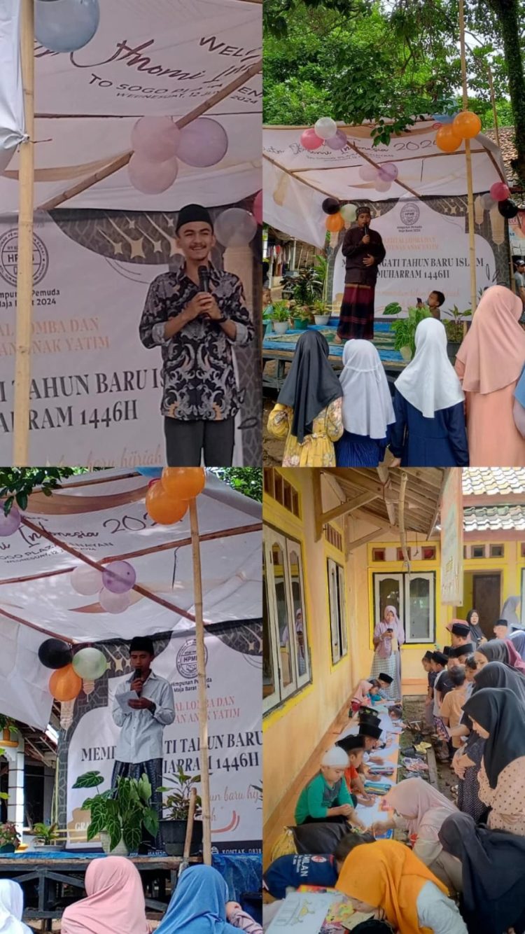 Himpunan Pemuda Maja Barat Gelar Festival Lomba dan Santunan