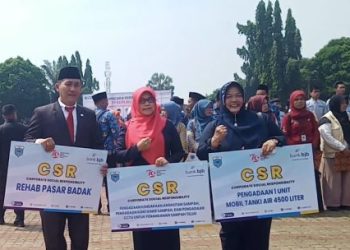 Perumdam Tirta Berkah Dapat Bantuan CSR dari Pemkab Pandeglang