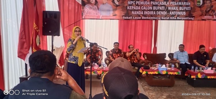 MPC Pemuda Pancasila Pesawaran Komitmen Dukung Nanda-Antonius