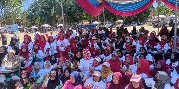Ribuan Masyarakat Ikuti Jalan Sehat dan Senam CAKEP Pesawaran