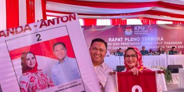 KPU Pesawaran Gelar Rapat Pleno Terbuka Pengundian dan Penetapan Nomor Urut