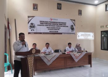 Panwaslu Pandeglang Gelar Sosialisasi Pengawasan Masyarakat Dalam Rangka Persiapan Pilkada Serentak 2024