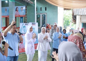 Hari Pertama Kampanye, Eli Wahyuni Ajak Masyarakat Pesawaran Menangkan Nanda-Antonius
