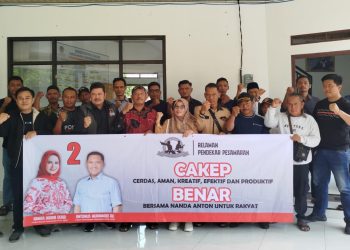 Relawan Pendekar Pesawaran Siap Menangkan Nanda-Antonius