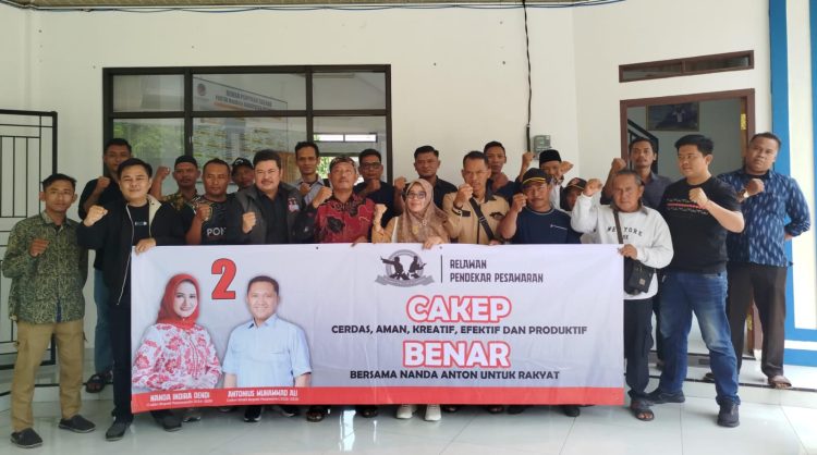Relawan Pendekar Pesawaran Siap Menangkan Nanda-Antonius