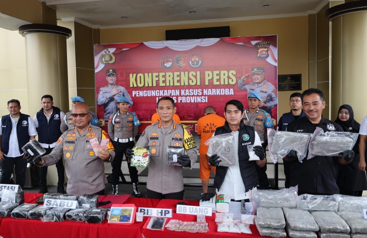 Sindikat Perdagangan Narkoba Jaringan Internasional Berhasil Diungkap Polres Serang