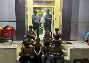 Hendak Tawuran, 10 Pelajar di Pandeglang Berhasil Diamankan Polisi