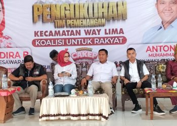 Nanda Indira Kukuhkan Tim Pemenangan Koalisi Untuk Rakyat Kecamatan Waylima