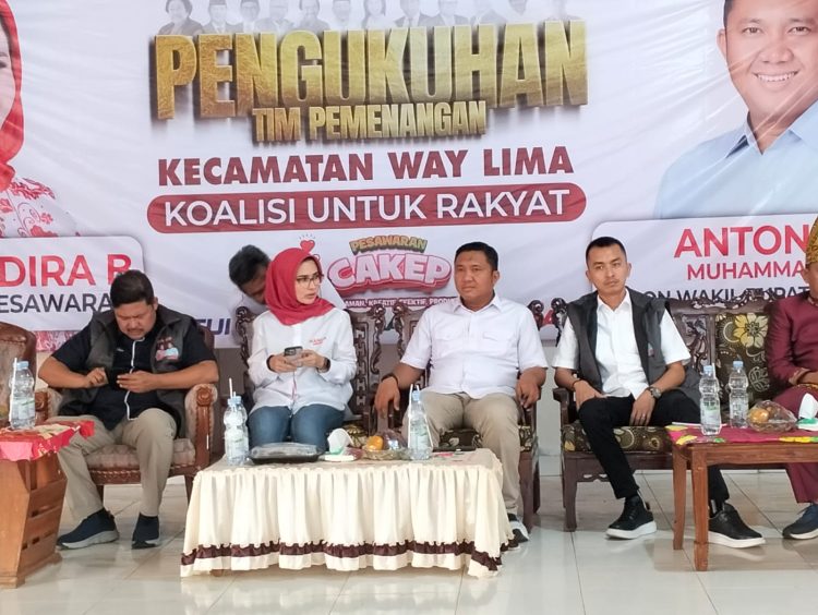 Nanda Indira Kukuhkan Tim Pemenangan Koalisi Untuk Rakyat Kecamatan Waylima