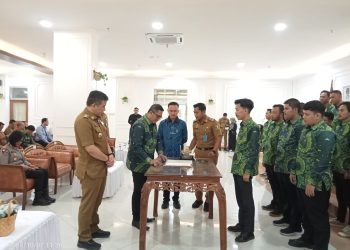 Bupati Pesawaran Hadiri Pelantikan BPC HIPMI